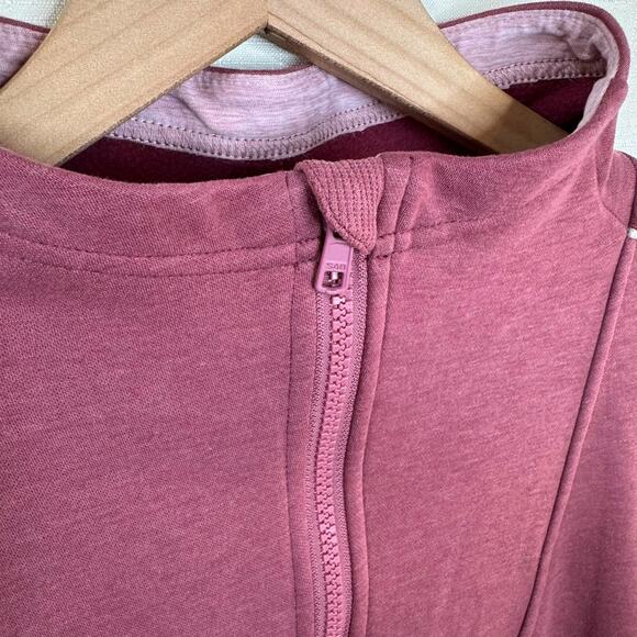 TITLE NINE Warmup Sweatshirt Dress Womens L Pink Fleece Loungewear Activewear - Picture 6 of 14